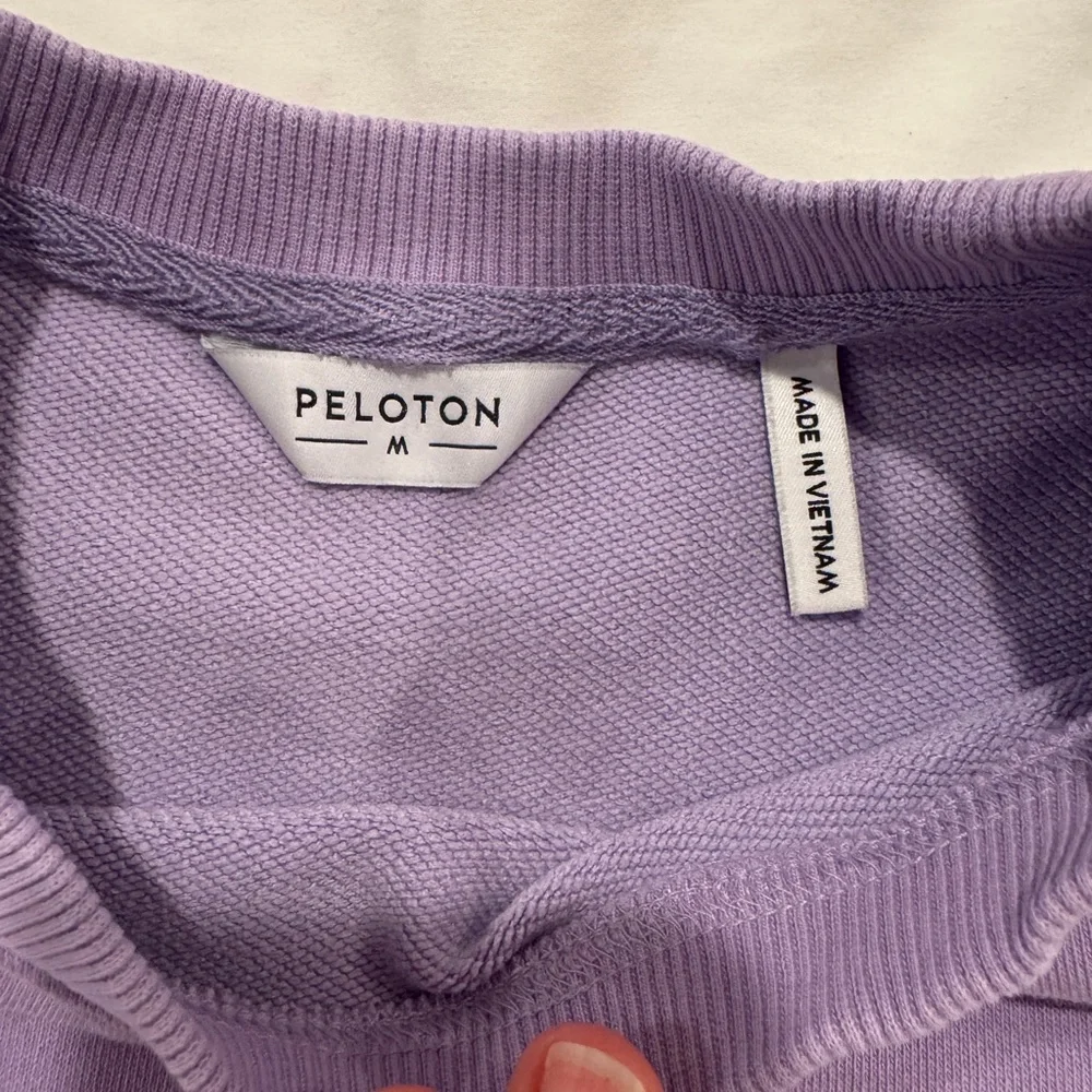Peloton Lavender Crewneck Top - Picture 3 of 6